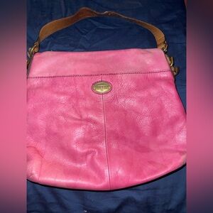 FOSSIL PINK Fushia Swing Pack Shoulder Bag